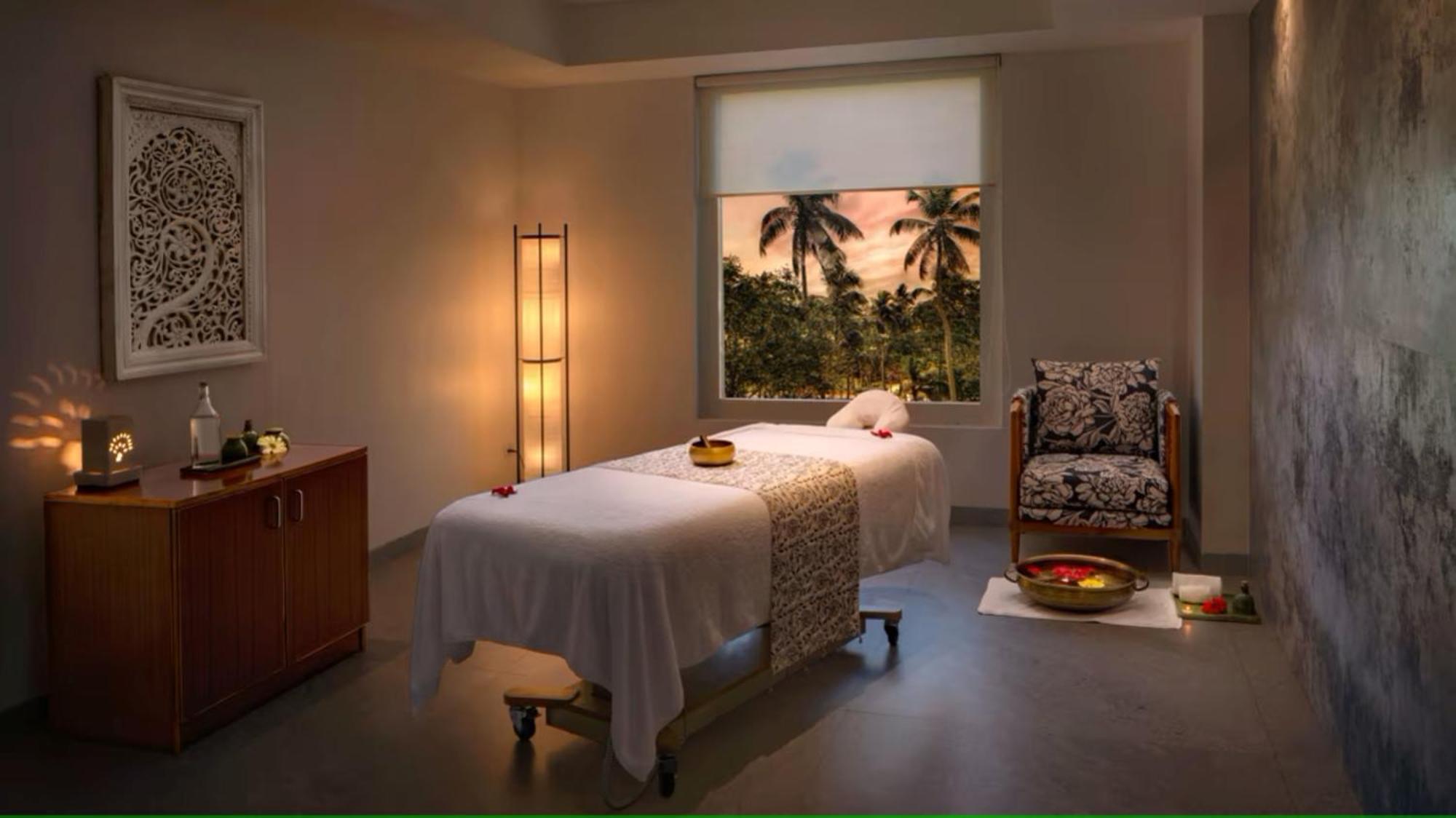O By Tamara, Trivandrum Thiruvananthapuram Bagian luar foto A treatment room at the spa